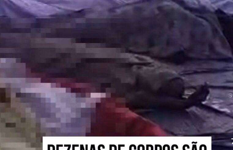 Moradores do Complexo da Penha expõem corpos após operação policial mais letal do Rio