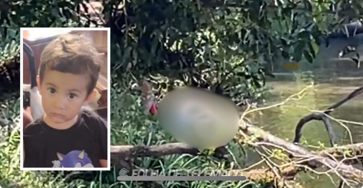 Corpo de menino de dois anos desaparecido é localizado às margens do Rio Tibagi, no Paraná