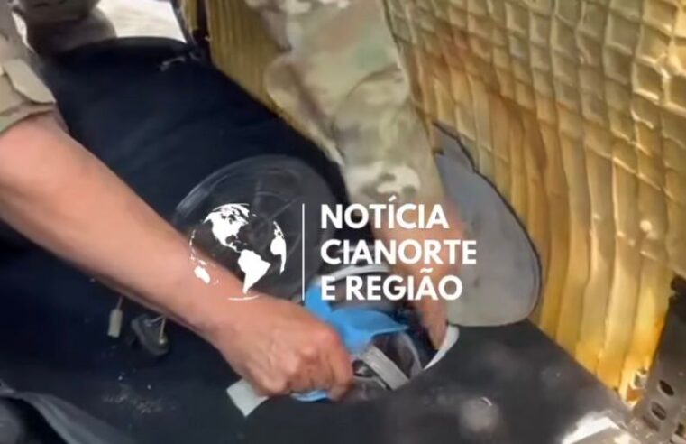 PRF Intercepta Carro com 14 Kg de Haxixe Escondidos em Tanque de Combustível em Campo Mourão