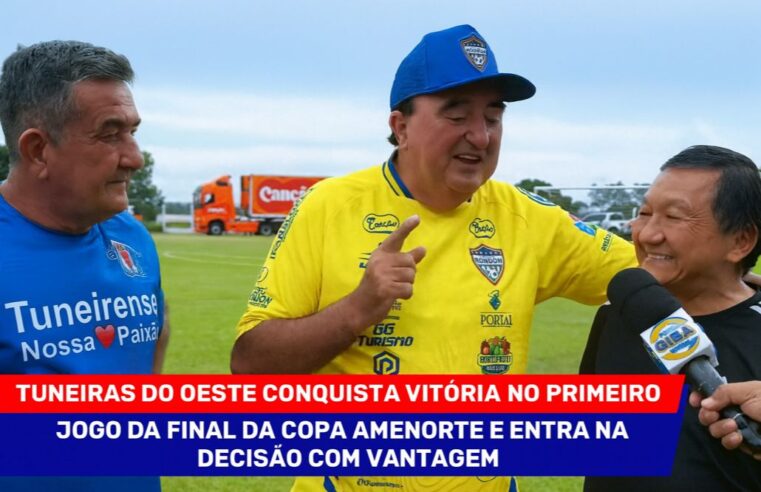 Tuneiras do Oeste conquista vitória no primeiro jogo da final da Copa Amenorte e entra na decisão com vantagem