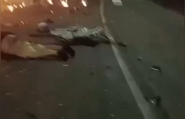 Grave acidente entre carretas e van deixa um morto e 14 feridos na BR-376, em Tijucas do Sul