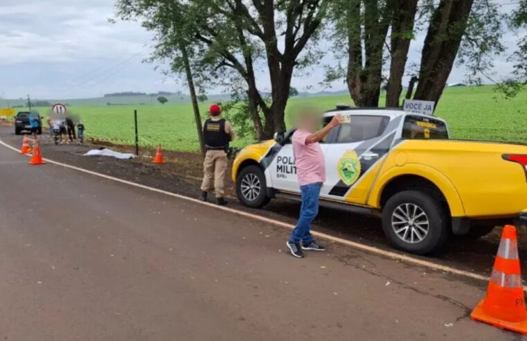  Homem de 48 anos morre às margens da PR-551 e mobiliza equipes de emergência em Floresta
