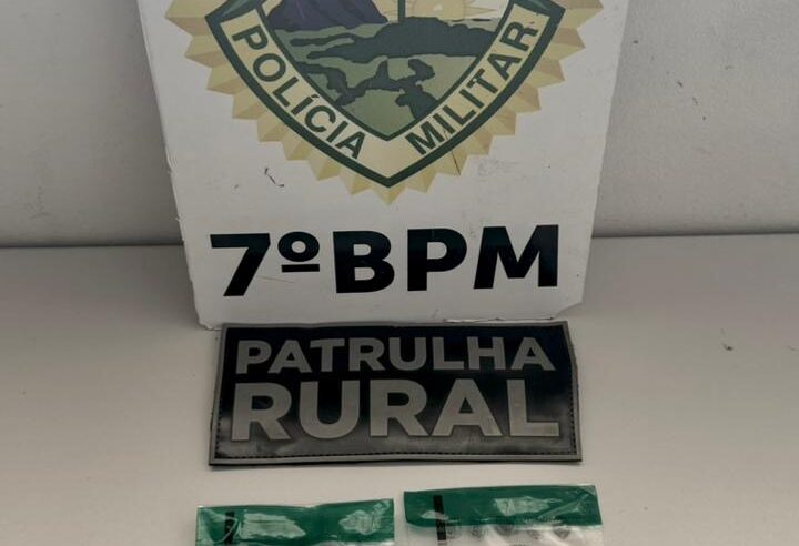 Suspeito fugiu em patinete elétrico e foi detido pela Patrulha Rural