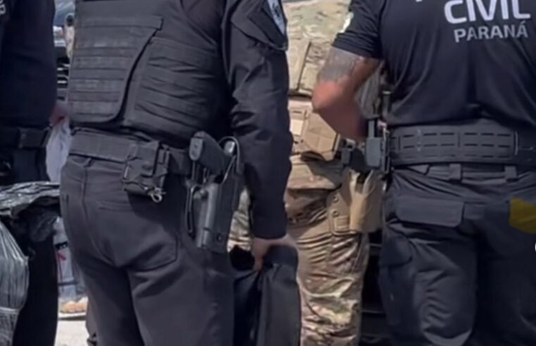 PCPR e PMPR apreendem mais de uma tonelada de cocaína em megaoperação no Paraná