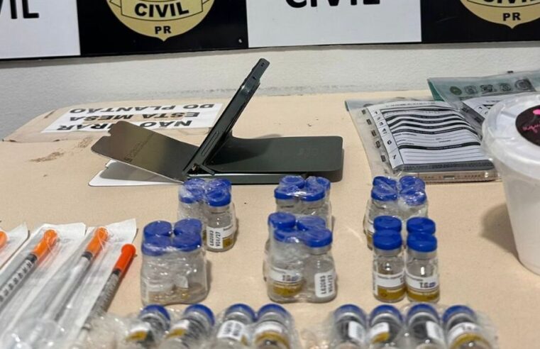 PCPR prende casal por venda irregular de medicamentos importados avaliados em R$ 14 mil em Paranavaí