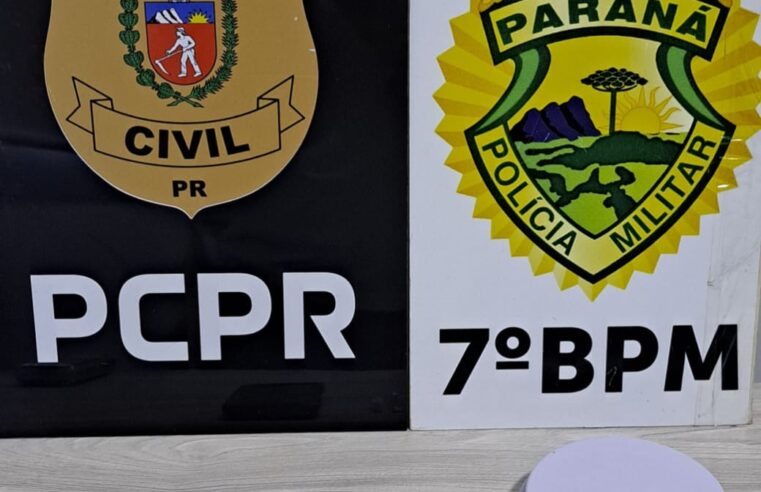 Casal é preso por tráfico de cocaína em Nova Olímpia