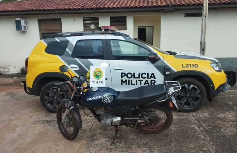 Motociclista foge de abordagem e tem veículo apreendido em Mariluz