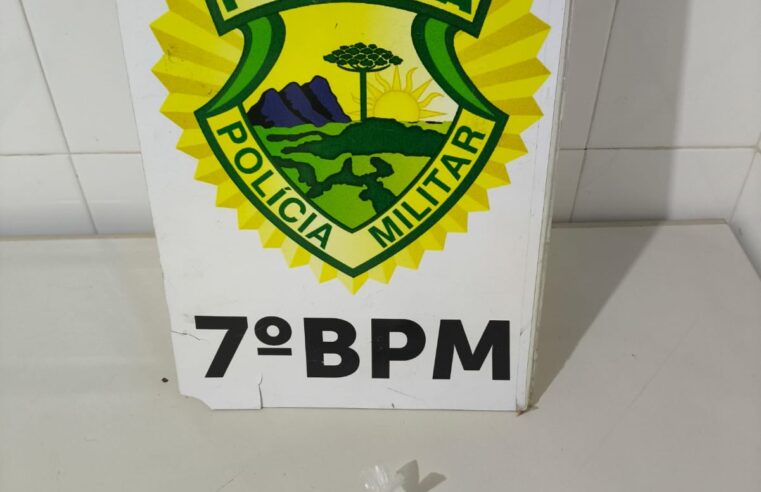 Homem é abordado com droga para consumo pessoal em Rondon