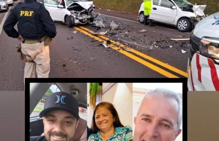 Tragédia na BR-277: colisão deixa três moradores de Umuarama mortos e vários feridos em Céu Azul