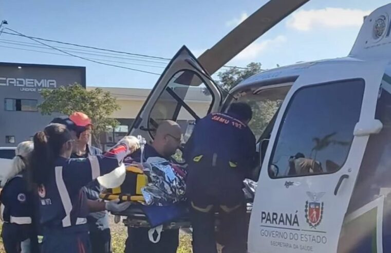 Atropelamento deixa idoso gravemente ferido em Marialva na manhã desta quinta-feira