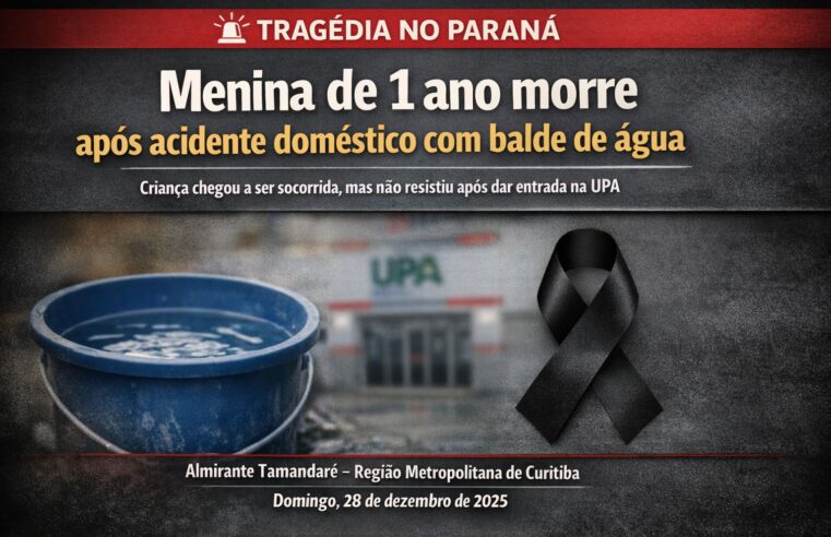 Criança de 1 ano morre após acidente doméstico em Almirante Tamandaré