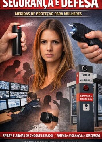 Uso de spray de pimenta e armas de choque para defesa feminina avança no Paraná e reacende debate 26 de dezembro de 2025