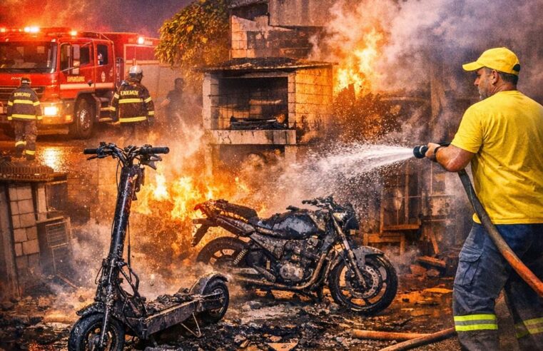 INCÊNDIO EM RESIDÊNCIA É REGISTRADO EM JAPURÁ 28 de dezembro de 2025