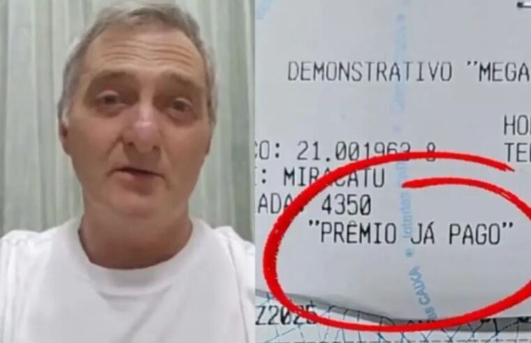 Irmão de Jair Bolsonaro relata dificuldade para sacar prêmio da Mega da Virada