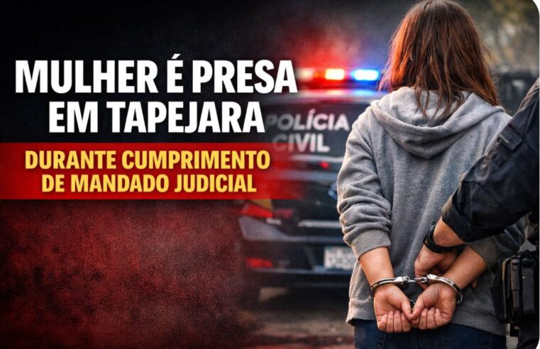 Mulher é presa em Tapejara durante cumprimento de mandado judicial