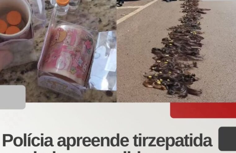 A Polícia Rodoviária Federal (PRF) apreendeu, na manhã deste domingo (25), ampolas do medicamento tirzepatida e uma grande quantidade de fios de cabelo de origem estrangeira durante a fiscalização de um ônibus de turismo em Santa Terezinha de Itaipu, no oeste do Paraná.