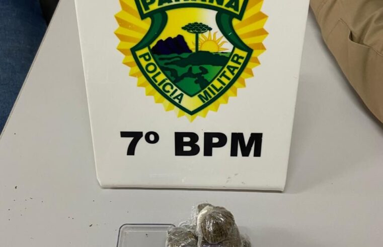 Motorista é preso com maconha após desobedecer ordem de parada em Cruzeiro do Oeste