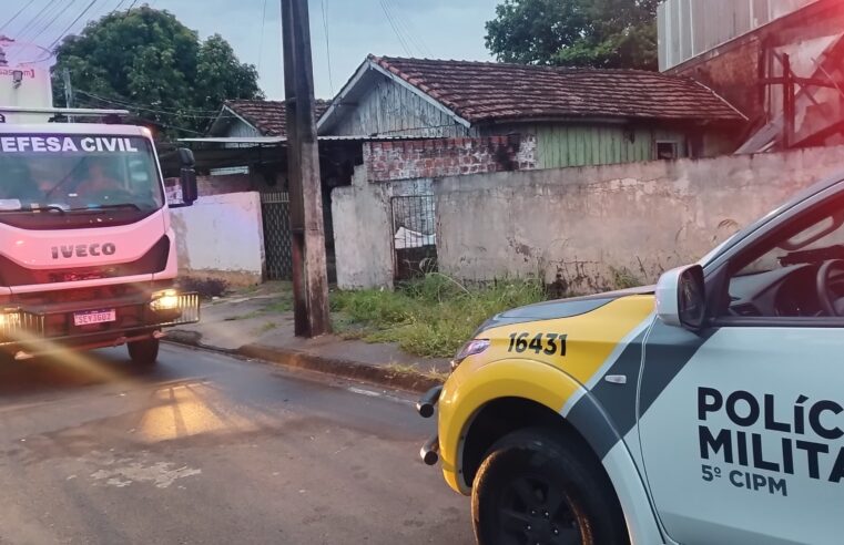 Incêndio atinge residência e mobiliza forças de segurança em Cianorte