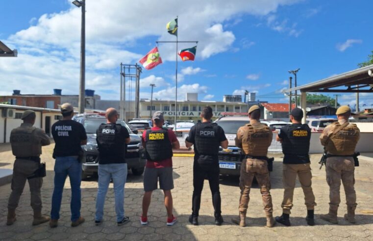 Forças policiais capturam jovem acusado de homicídio em operação interestadual