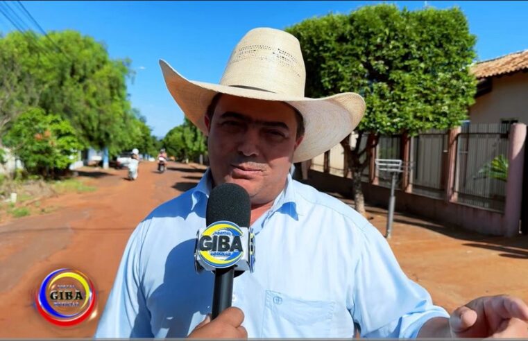 Prefeito Ronaldo Vilas Boas visita o Jardim Itália e anuncia recurso de mais de R$ 2 milhões para recuperação de ruas e pavimentação