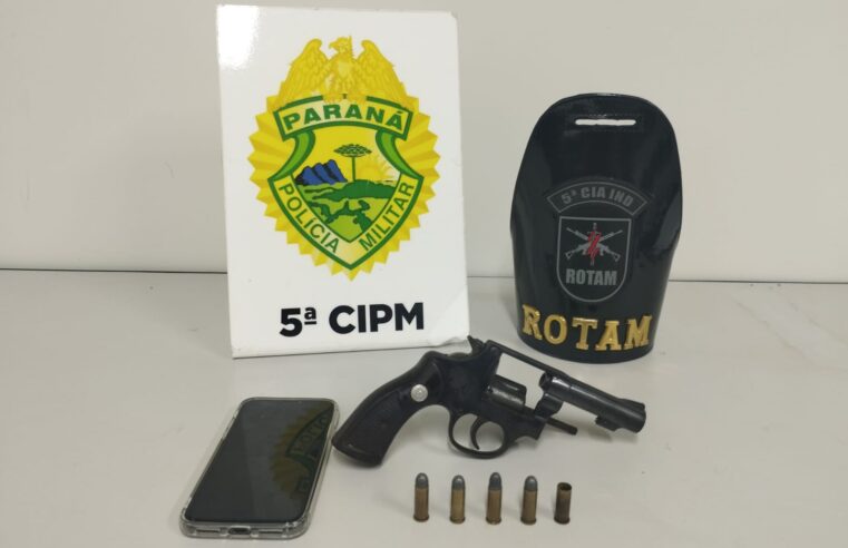 ADOLESCENTE É APREENDIDO POR POSSE IRREGULAR DE ARMA DE FOGO EM JUSSARA