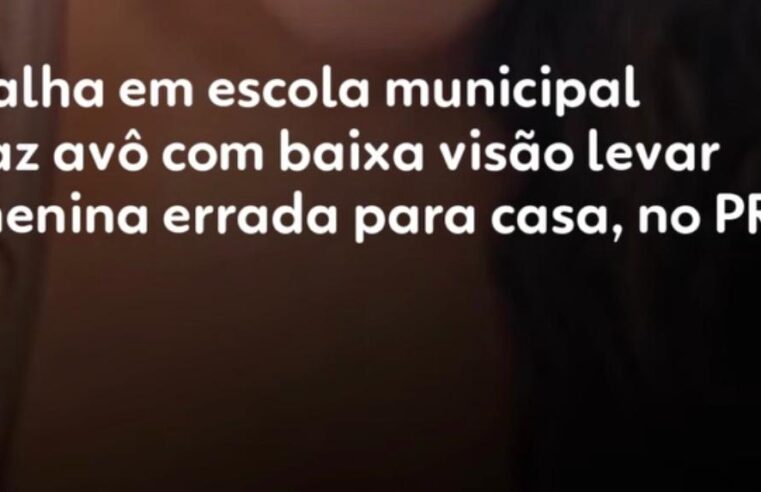 Falha em protocolo escolar faz avô levar criança errada em escola municipal de Cascavel