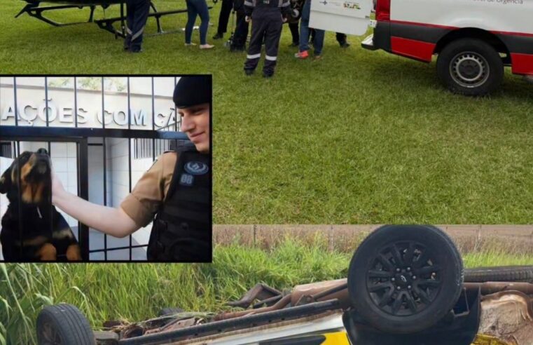 Policial Rodoviário de Maringá perde a vida após viatura aquaplanar na PR-323