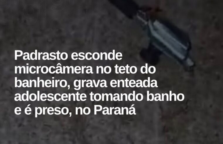 Homem é preso por instalar câmera escondida em banheiro e gravar enteadas em Nova Cantu