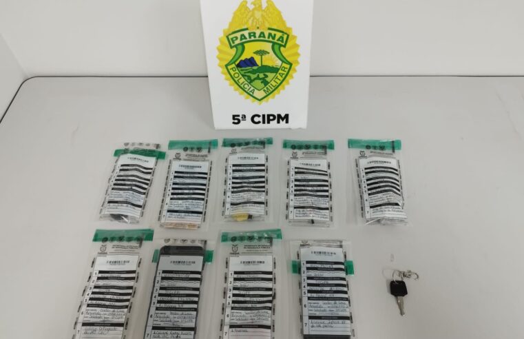 JOVEM É PRESO POR TRÁFICO DE DROGAS NA REGIÃO CENTRAL DE CIANORTE