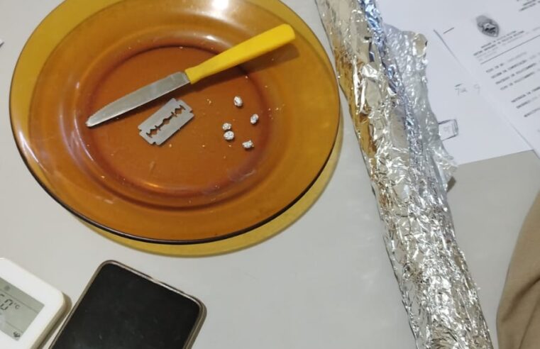 Nova Olímpia registra ocorrência de tráfico de drogas e recuperação de objetos furtados