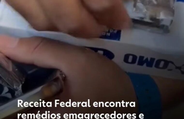 Remédios emagrecedores e anabolizantes são apreendidos escondidos em caixas de sabão em pó na Ponte da Amizade