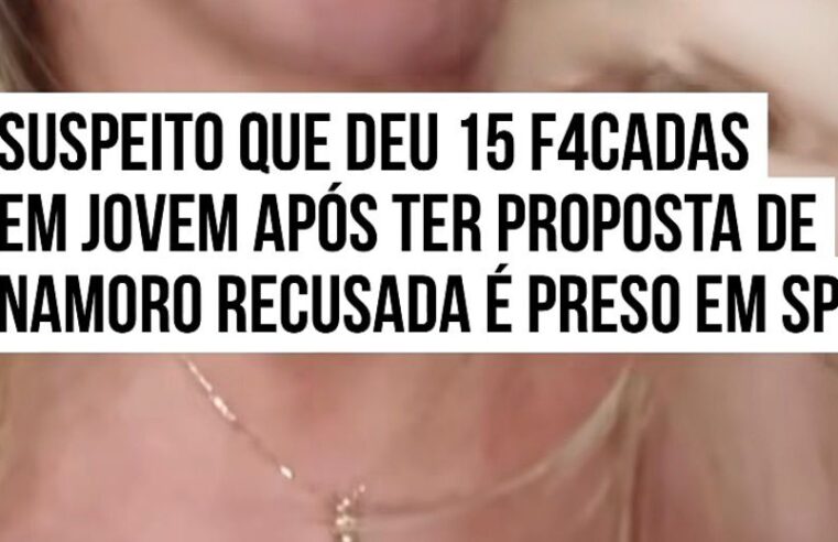 Suspeito é preso após esfaquear jovem 15 vezes por não aceitar recusa de namoro em São Gonçalo