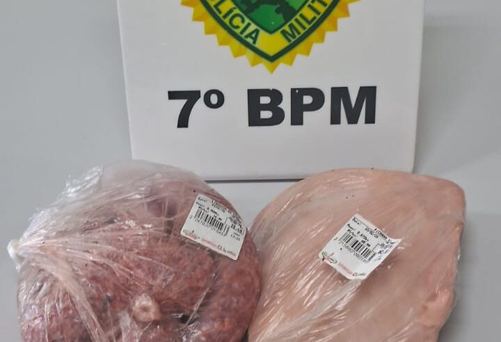 Furto em supermercado termina com casal preso em Cruzeiro do Oeste