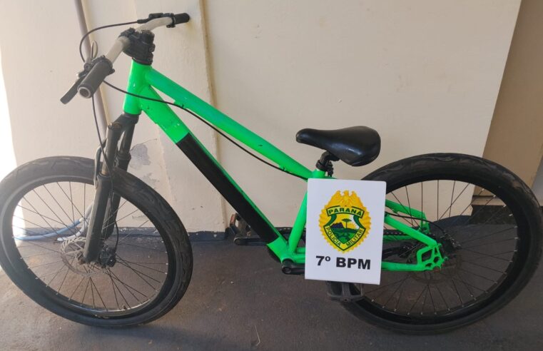 ADOLESCENTE É APREENDIDO COM BICICLETA FURTADA EM CIDADE GAÚCHA