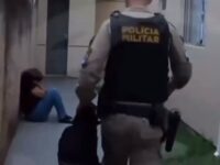 IMAGENS FORTES: câmera corporal registra abordagem após homem agredir a própria mãe em Curitiba