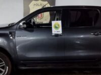 HILUX FURTADA EM CIANORTE É RECUPERADA PELA POLÍCIA MILITAR APÓS SER ABANDONADA ÀS MARGENS DE RODOVIA
