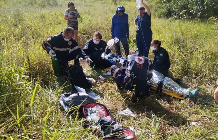 ATAQUE DE ABELHAS DEIXA IDOSO EM ESTADO GRAVE NA ZONA RURAL DE TERRA BOA; VÍTIMA PRECISOU DE RESGATE AÉREO