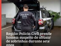 Homem é preso preventivamente em Umuarama por estupro de vulnerável e registro ilegal de intimidade sexual