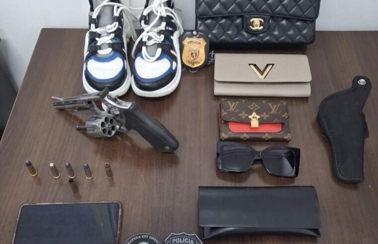 PCPR prende mulher em flagrante e recupera itens de luxo avaliados em R$ 105 mil durante operação em Curitiba