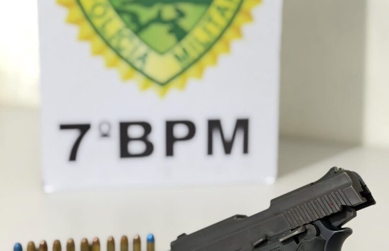 Homem é preso com pistola calibre .380 escondida sob fogão em Goioerê