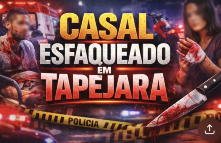 Ataque com faca deixa homem gravemente ferido e mulher lesionada em Tapejara
