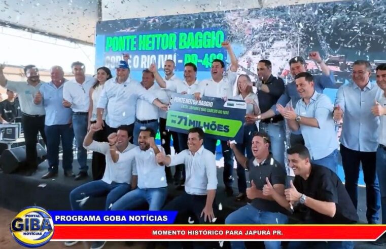 JAPURÁ PR: LANÇAMENTO PEDRA