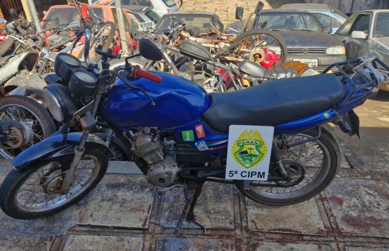 Irregularidades no trânsito resultam em apreensão de motocicleta
