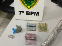 Tráfico de drogas e ameaça são registrados em Cruzeiro do Oeste