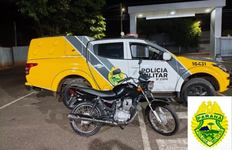 Motociclista com CNH vencida e veículo bloqueado é flagrado em alta velocidade em Cianorte