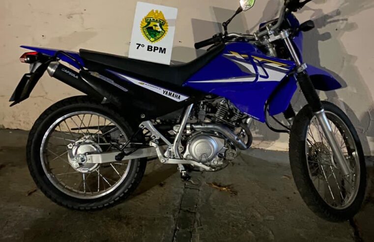 Motocicleta com irregularidades é apreendida durante fiscalização em Tapejara