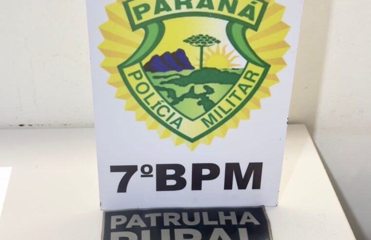 Jovem é flagrado com drogas durante patrulhamento em Goioerê