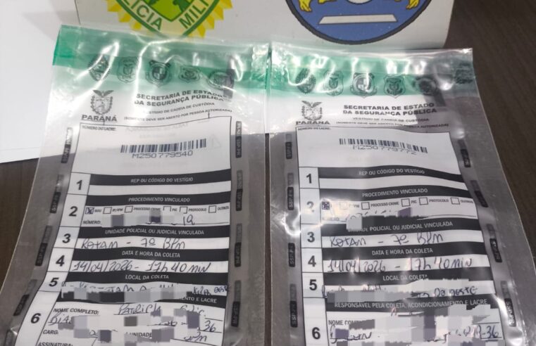 Denúncia leva à apreensão de drogas para consumo em Tuneiras do Oeste