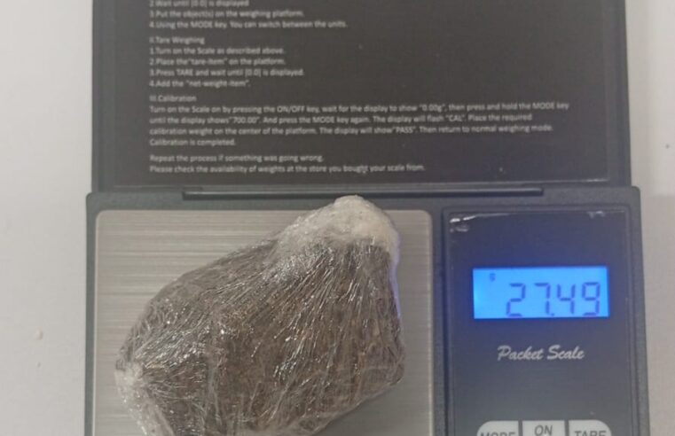 Jovem é flagrado com maconha durante abordagem policial em Cruzeiro do Oeste