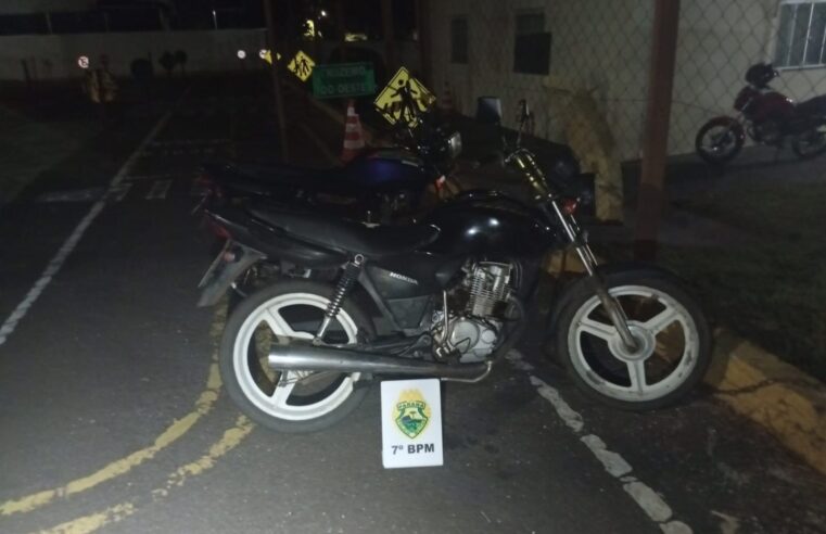 Condutor tenta fugir de abordagem, mas é detido pela PM em Cruzeiro do Oeste